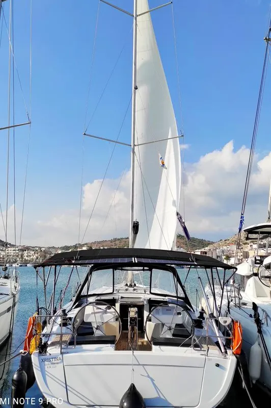 Xristina, a Hanse 458 sailboat at Athens, Greece