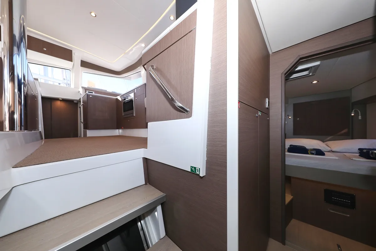 Cabin on Hubble, a Bali 4.2 catamaran at Grad Biograd na Moru, Croatia