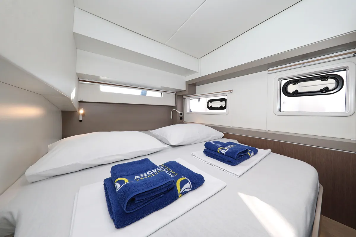 Cabin on Hubble, a Bali 4.2 catamaran at Grad Biograd na Moru, Croatia