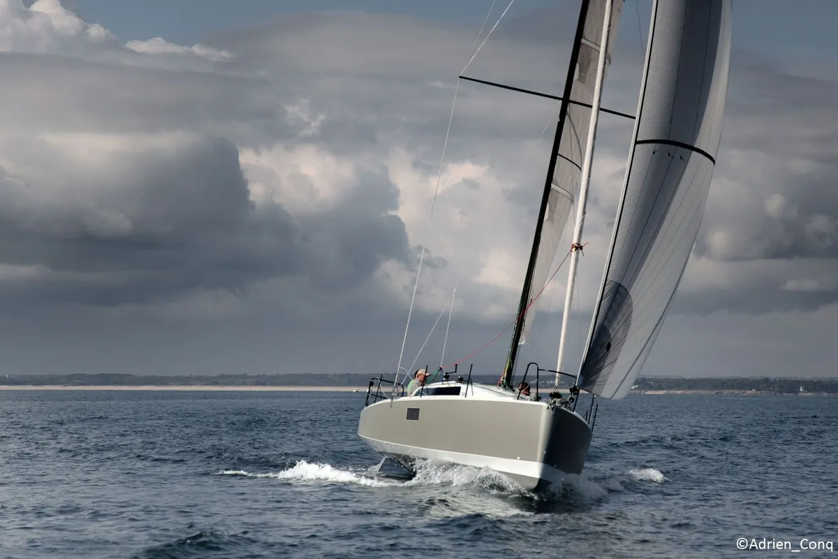 Exterior view of Silver Wave, a Pogo 36 sailboat at La Trinité-sur-Mer, France