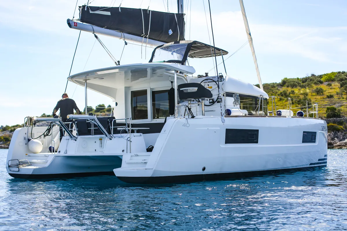 Bahia Real, a Lagoon 40 catamaran at Primošten, Croatia