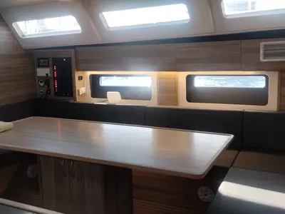 Salon of Extraordinarius, a D&D Kufner 54 Exclusive sailboat at Trogir, Croatia