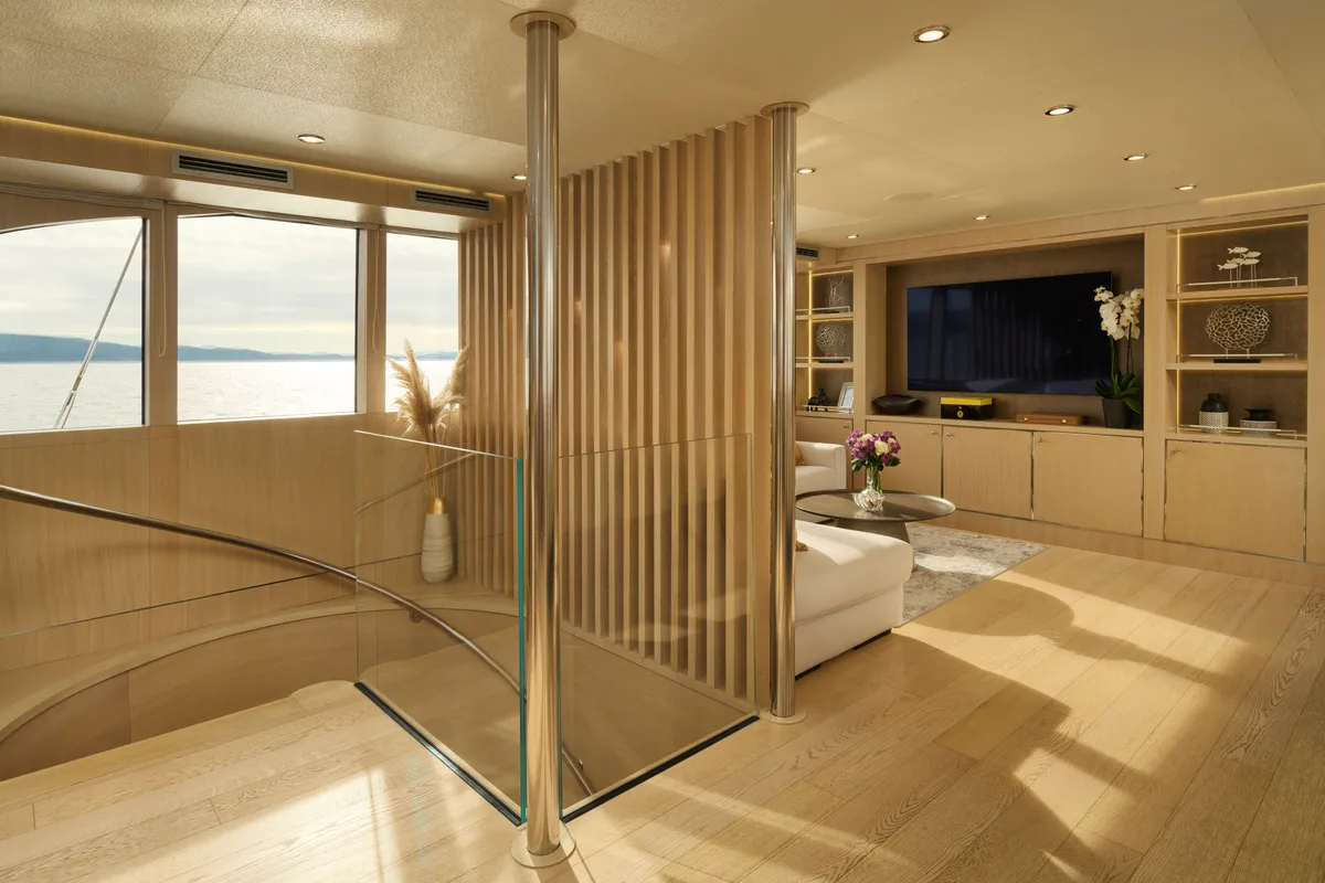 Salon of Love Story, a Gulet Motoryacht sailboat at Split, Croatia