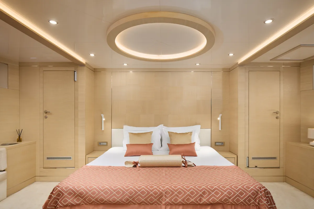 Cabin on Love Story, a Gulet Motoryacht sailboat at Split, Croatia