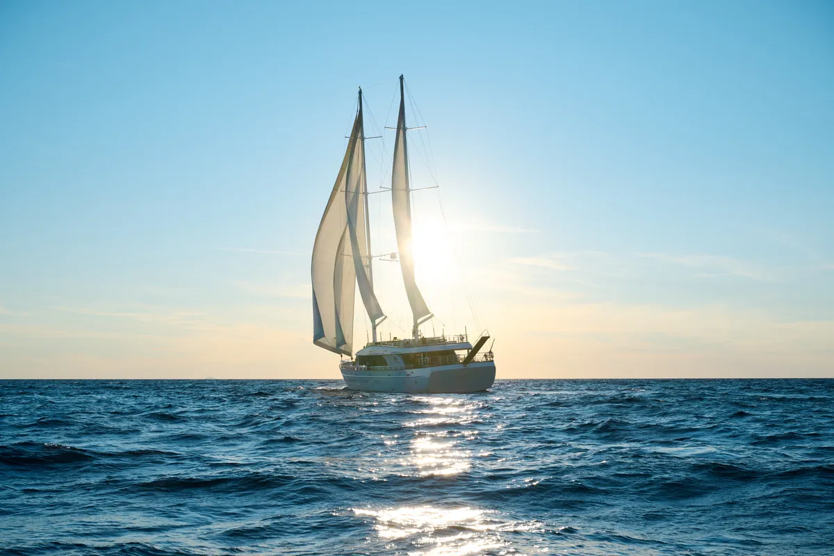 Exterior view of Love Story, a Gulet Motoryacht sailboat at Split, Croatia