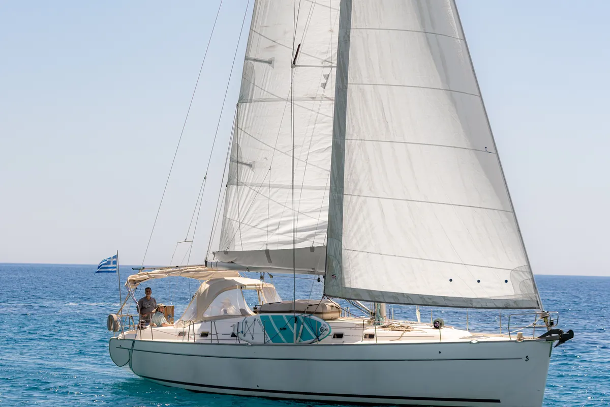 Elisavet, a Beneteau Cyclades 50.5 sailboat at Athens, Marina Delta Kallithea, Greece