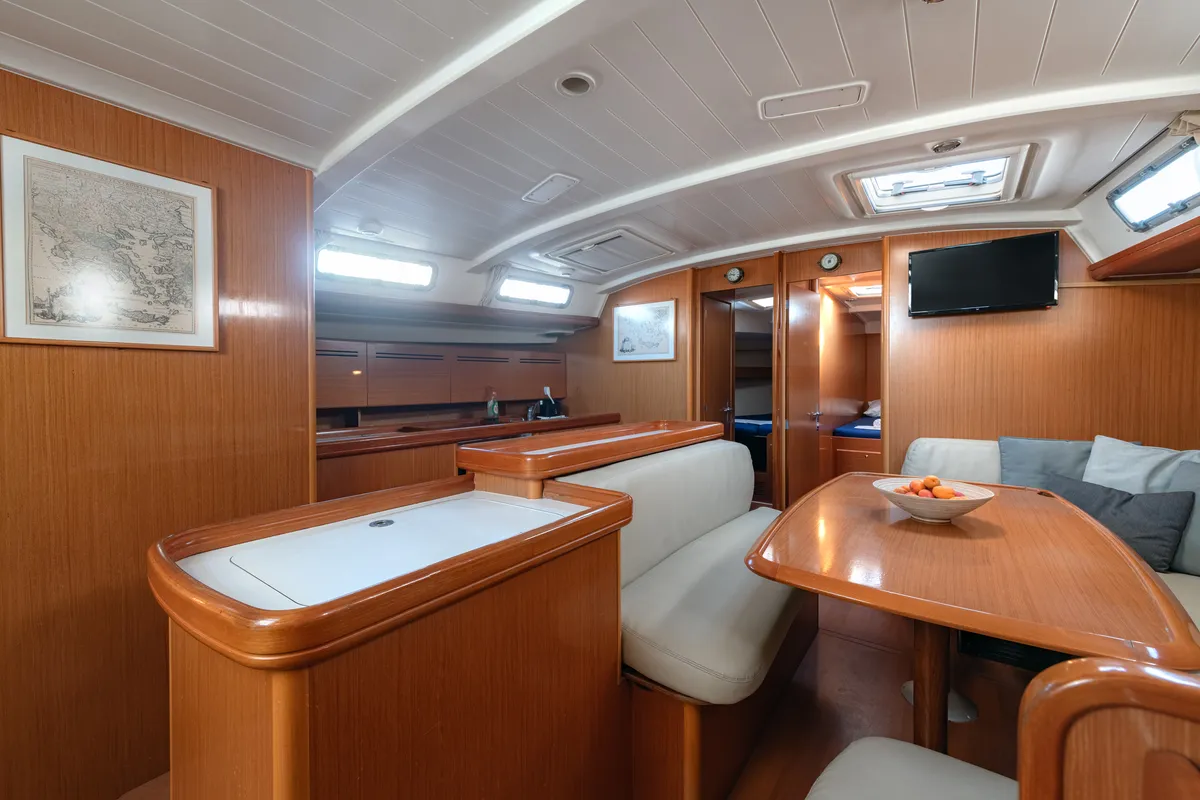 Elisavet, a Beneteau Cyclades 50.5 sailboat at Athens, Marina Delta Kallithea, Greece
