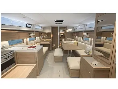 Comfort, a Beneteau Oceanis 47 sailboat at Tropea, Italy