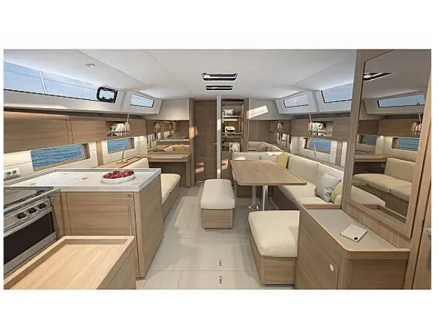 Comfort, a Beneteau Oceanis 47 sailboat at Tropea, Italy