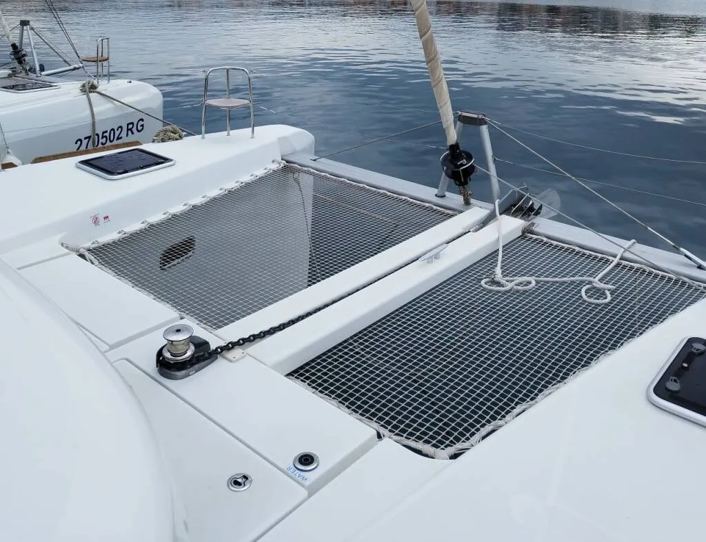 Salon of Venus, a Lagoon 40 catamaran at Grad Biograd na Moru, Croatia