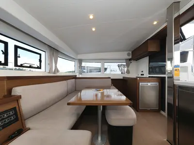 Galley of Venus, a Lagoon 40 catamaran at Grad Biograd na Moru, Croatia