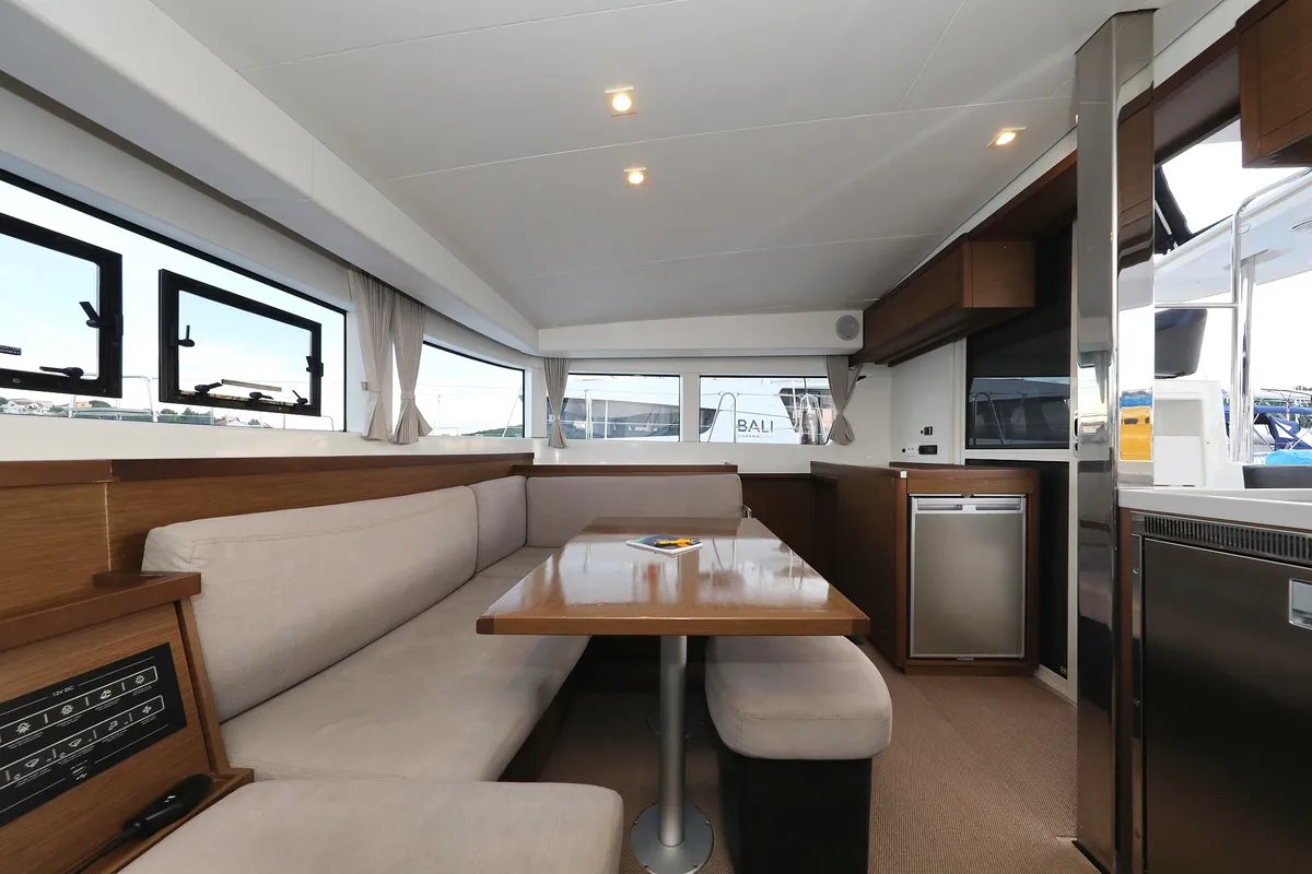 Galley of Venus, a Lagoon 40 catamaran at Grad Biograd na Moru, Croatia
