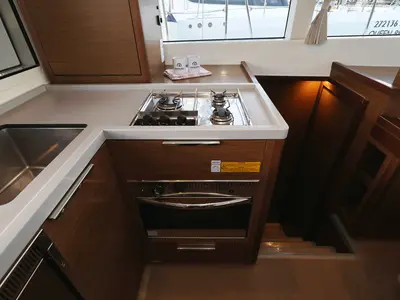 Cabin on Venus, a Lagoon 40 catamaran at Biograd na Moru, Croatia