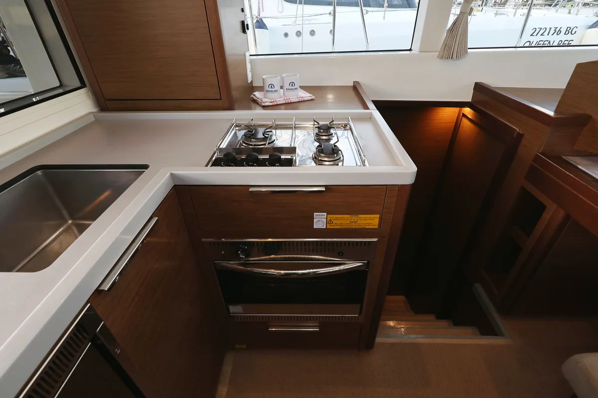 Cabin on Venus, a Lagoon 40 catamaran at Grad Biograd na Moru, Croatia