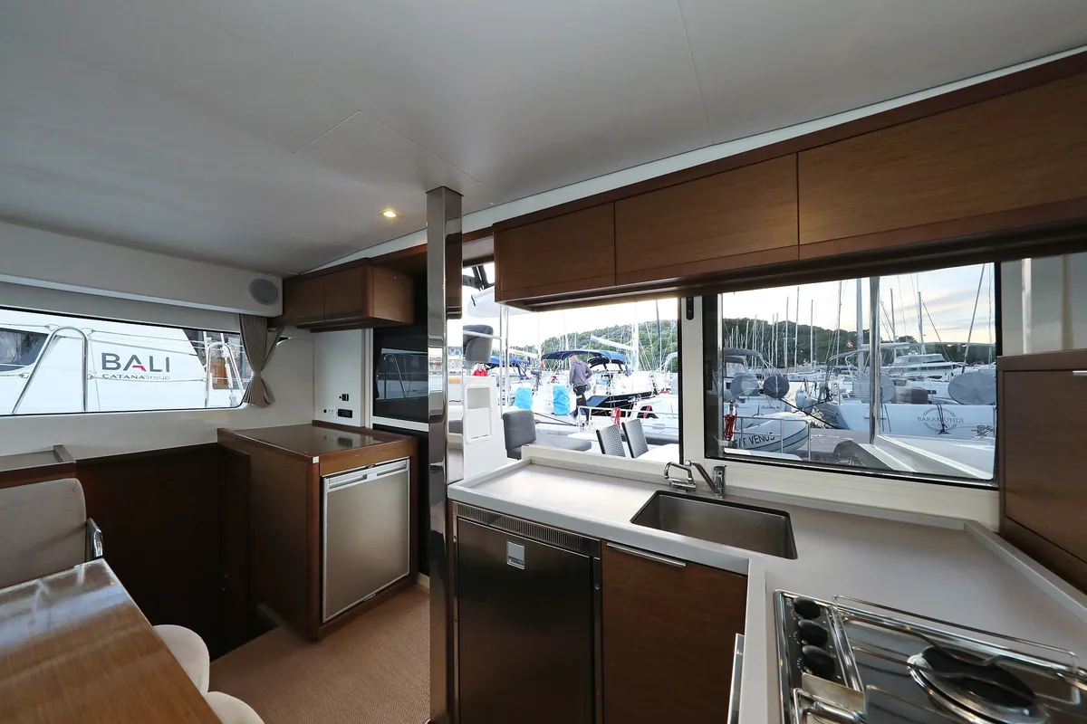 Cabin on Venus, a Lagoon 40 catamaran at Grad Biograd na Moru, Croatia