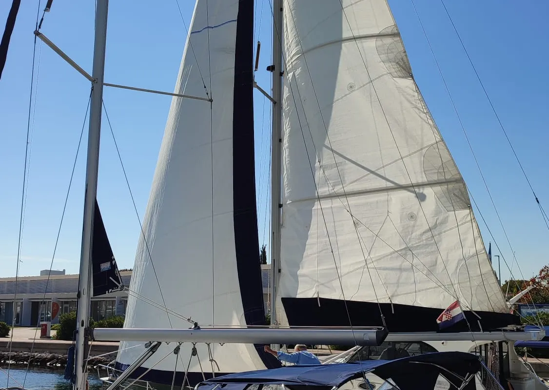 Exterior view of Silba, a Vektor 36 sailboat at Grad Biograd na Moru, Croatia