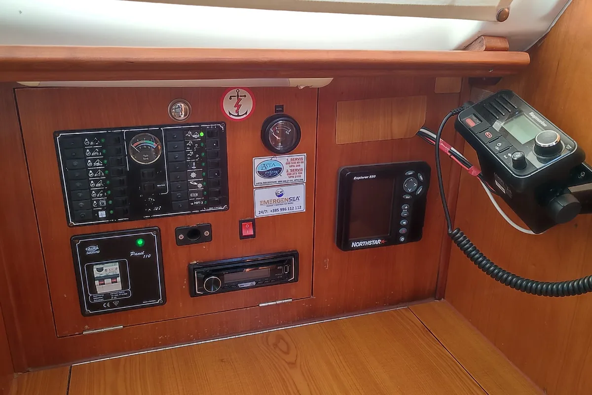 Silba, a Vektor 36 sailboat at Grad Biograd na Moru, Croatia