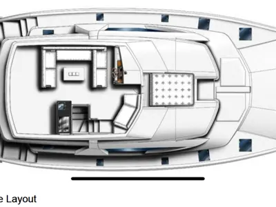 Galley of Paradise Sea, a Leopard 51 PC catamaran at Ellomenos, Greece