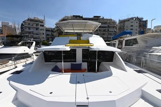 Paradise Sea, a Leopard 51 PC catamaran at Ellomenos, Greece