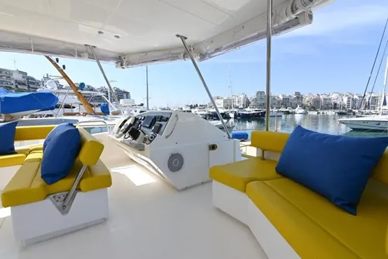 Paradise Sea, a Leopard 51 PC catamaran at Ellomenos, Greece
