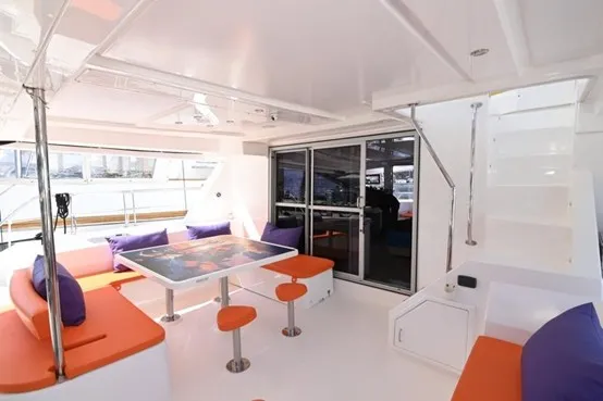 Paradise Sea, a Leopard 51 PC catamaran at Ellomenos, Greece