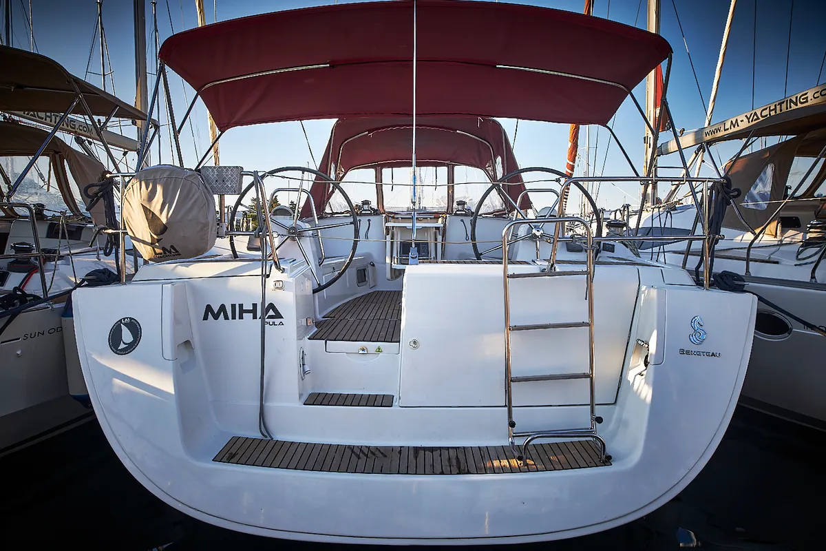 Miha, a Beneteau Oceanis 46 sailboat at Grad Biograd na Moru, Croatia