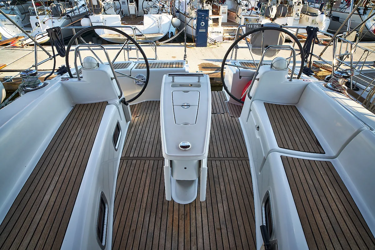 Miha, a Beneteau Oceanis 46 sailboat at Grad Biograd na Moru, Croatia