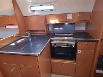 Galley of Eleven, a Bavaria 36 Cruiser sailboat at Izola / Isola, Slovenia