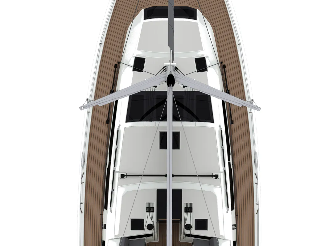 Dufour 470 - 4 + 1 cab., a sailboat at Paraty, Brazil