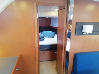 Cabin on Virginia, a Bavaria Cruiser 41 sailboat at Pula, Croatia