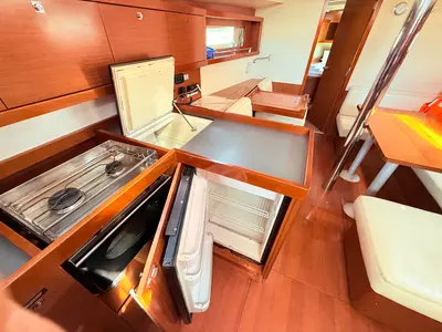 Galley of Sluničko, a Beneteau Oceanis 41 sailboat at Općina Sukošan, Croatia