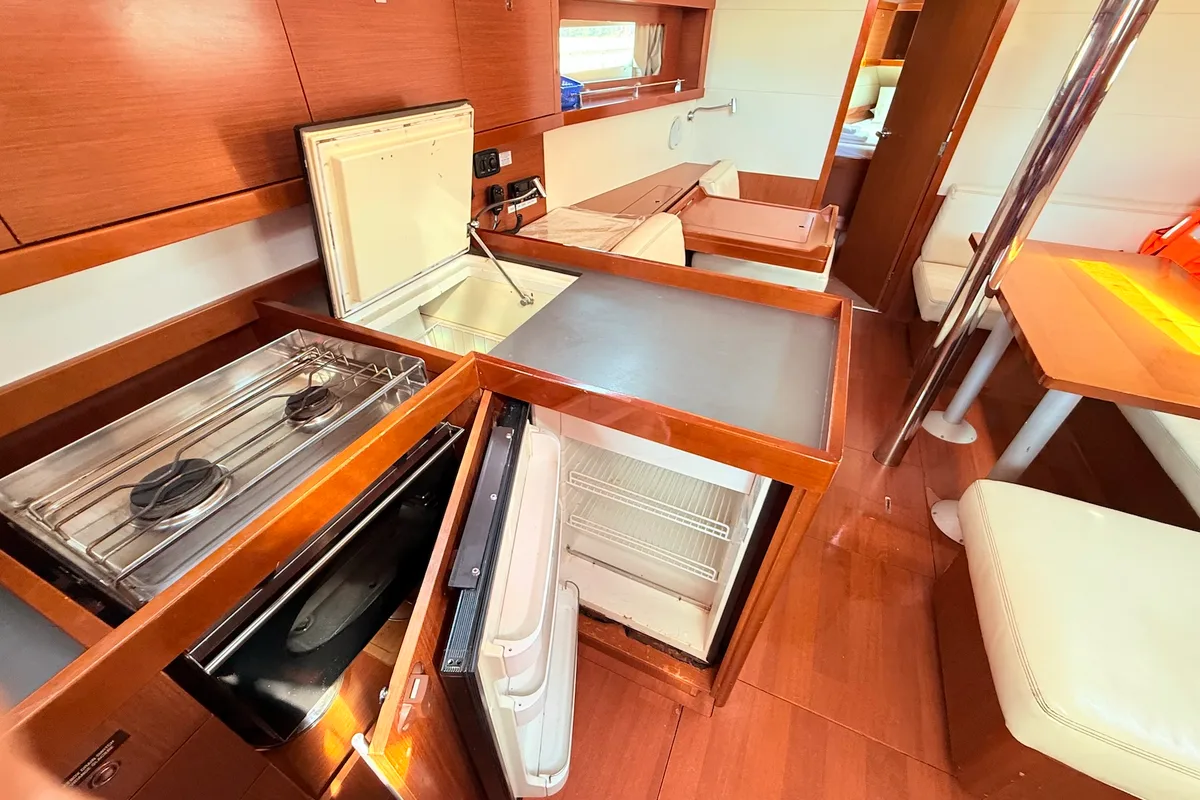 Galley of Sluničko, a Beneteau Oceanis 41 sailboat at Općina Sukošan, Croatia