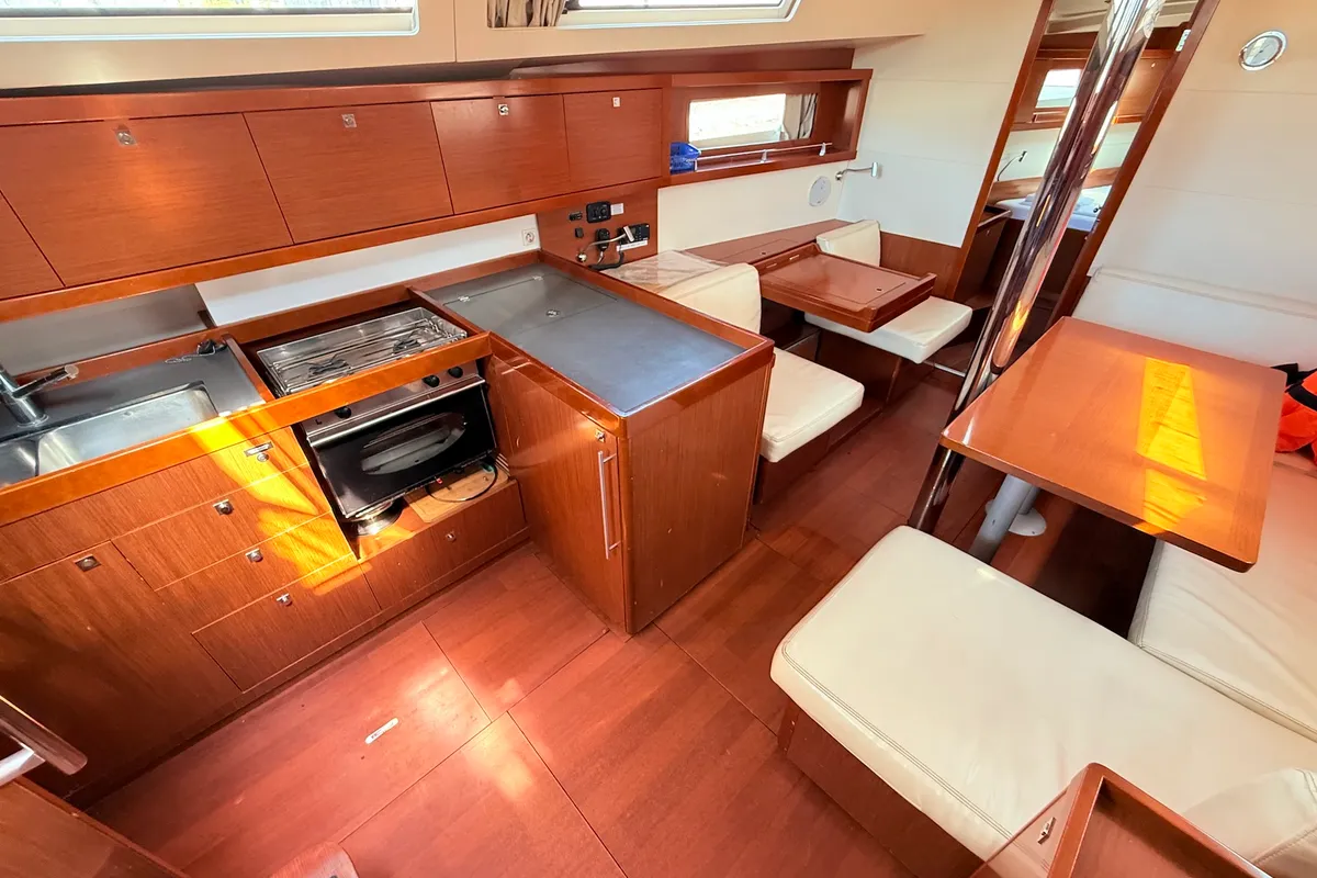 Galley of Sluničko, a Beneteau Oceanis 41 sailboat at Općina Sukošan, Croatia