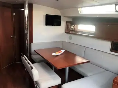 Salon of Pomerol, a Beneteau Oceanis 45 sailboat at Seget Donji, Croatia