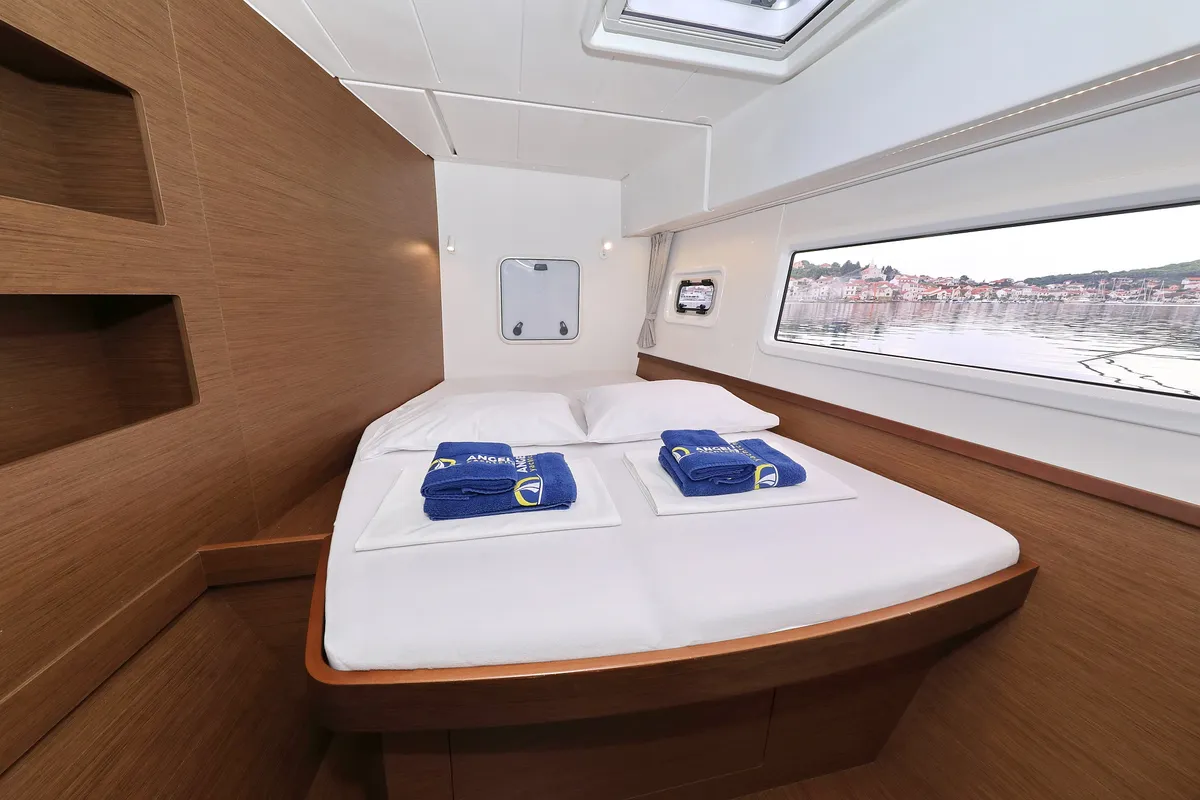 Cabin on Air Wave, a Lagoon 42 catamaran at Općina Rogoznica, Croatia