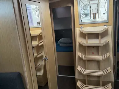Cabin on Aurelia, a Bavaria C42 Style sailboat at Palma de Mallorca, Spain