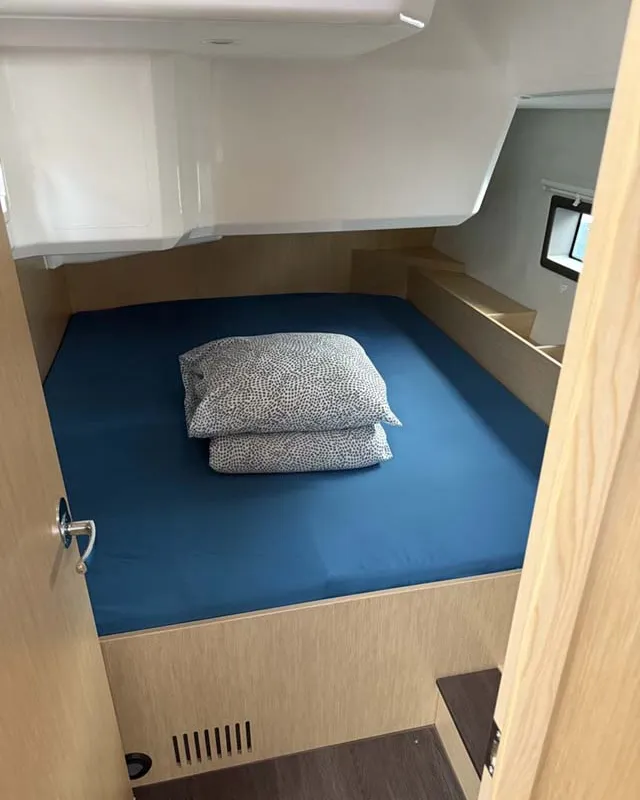 Cabin on Aurelia, a Bavaria C42 Style sailboat at Palma de Mallorca, Spain
