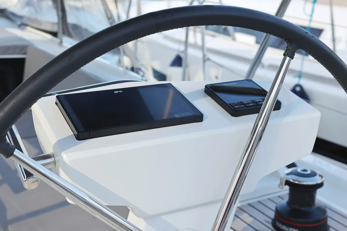 Arabella, a Beneteau Oceanis 46.1 sailboat at Grad Biograd na Moru, Croatia