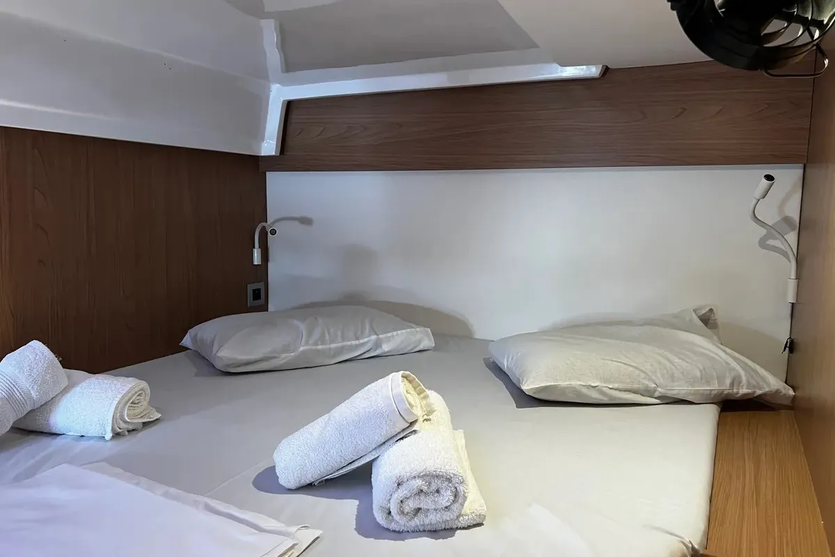 Kos 40, a Bali Catspace catamaran at Preveza, Greece