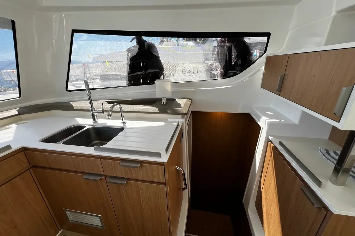 Kos 40, a Bali Catspace catamaran at Preveza, Greece