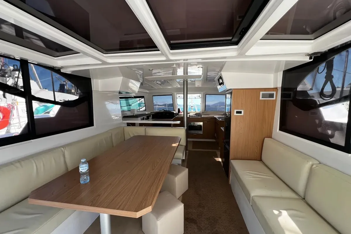 Kos 40, a Bali Catspace catamaran at Preveza, Greece