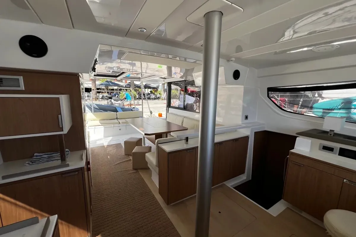 Kos 40, a Bali Catspace catamaran at Preveza, Greece