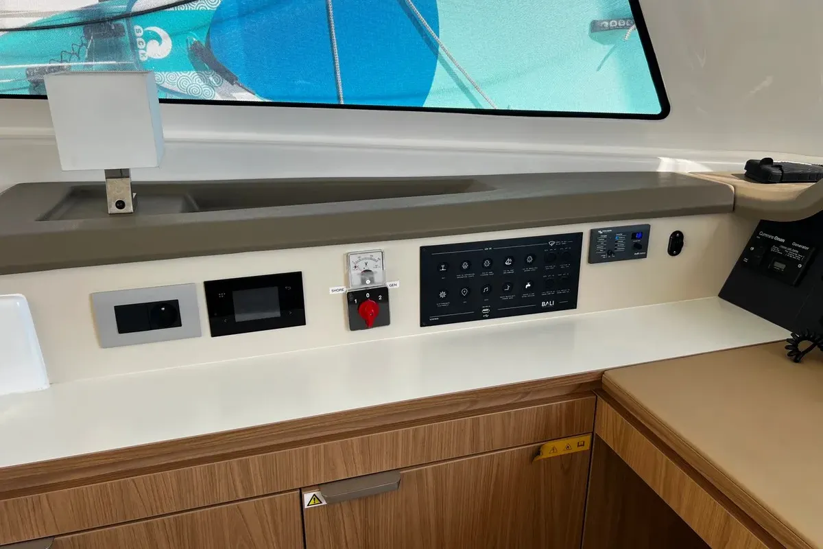 Kos 40, a Bali Catspace catamaran at Preveza, Greece
