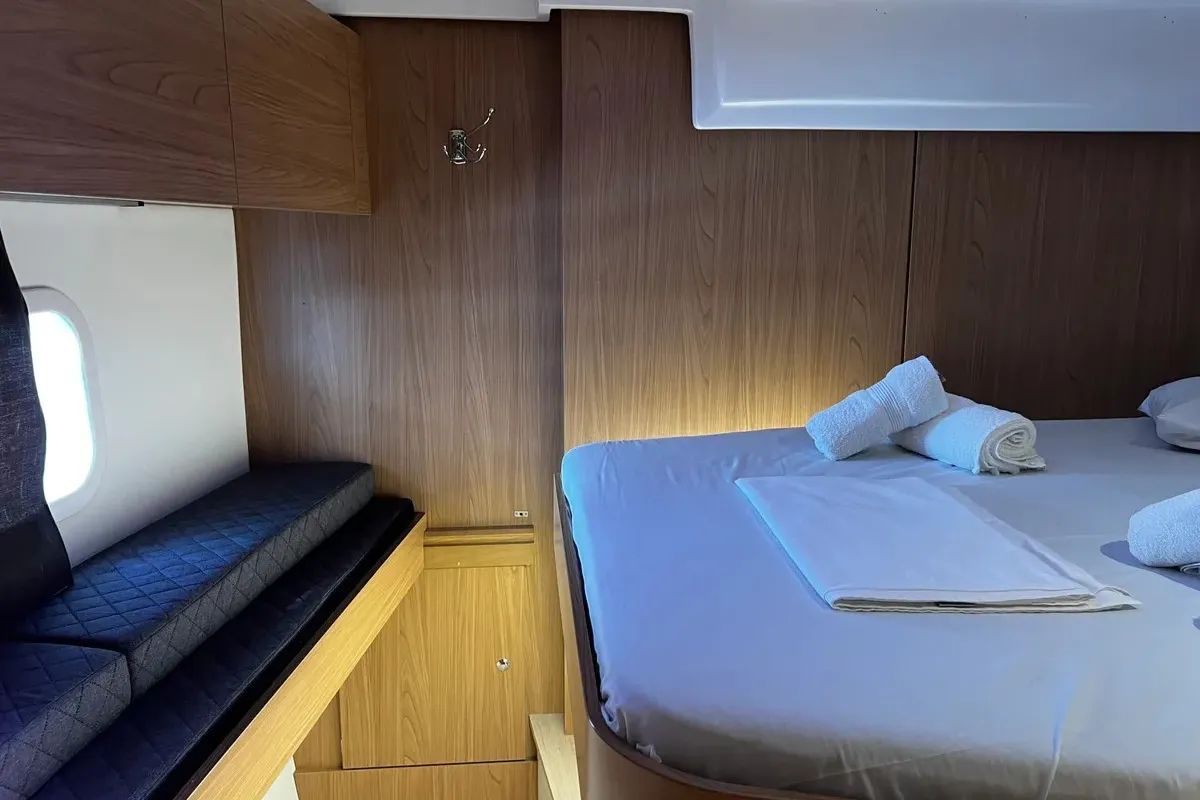 Kos 40, a Bali Catspace catamaran at Preveza, Greece