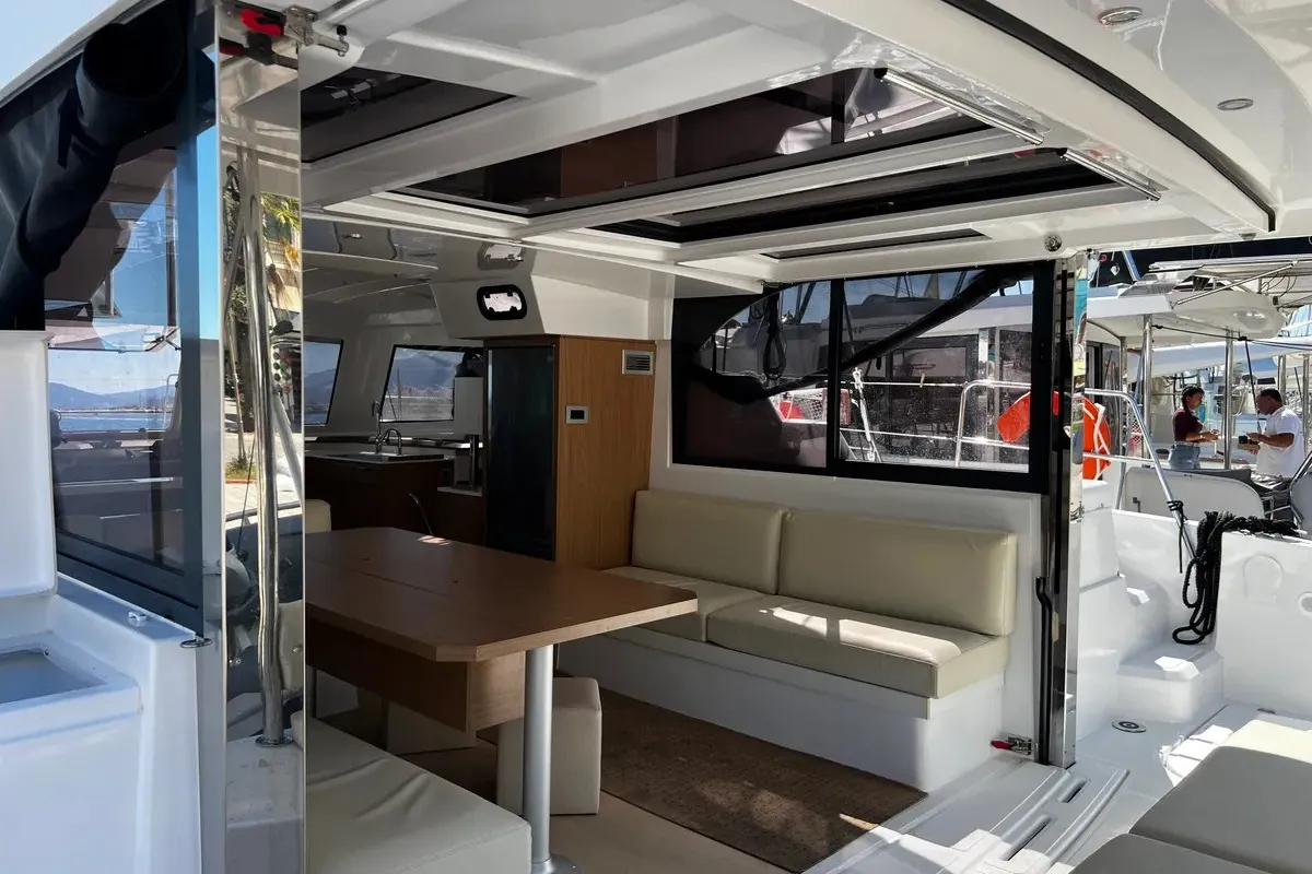 Kos 40, a Bali Catspace catamaran at Preveza, Greece