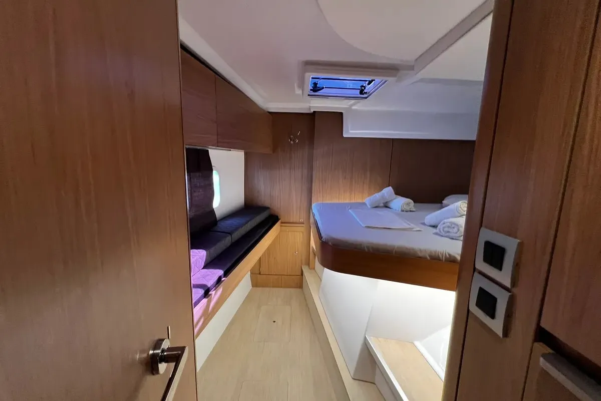 Kos 40, a Bali Catspace catamaran at Preveza, Greece