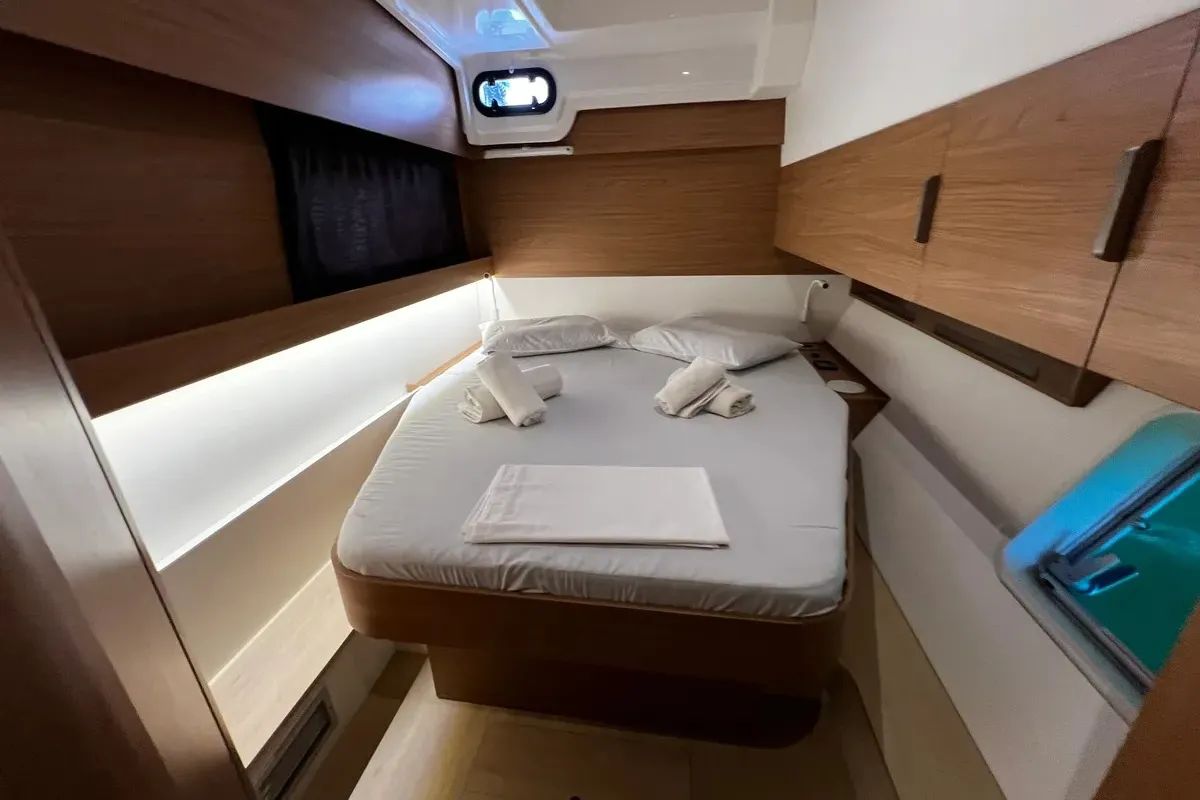 Kos 40, a Bali Catspace catamaran at Preveza, Greece