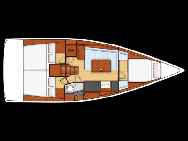 ADA, a Beneteau Oceanis 38 sailboat at Marmaris, Turkey