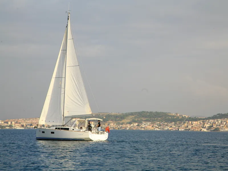 ADA, a Beneteau Oceanis 38 sailboat at Marmaris, Turkey