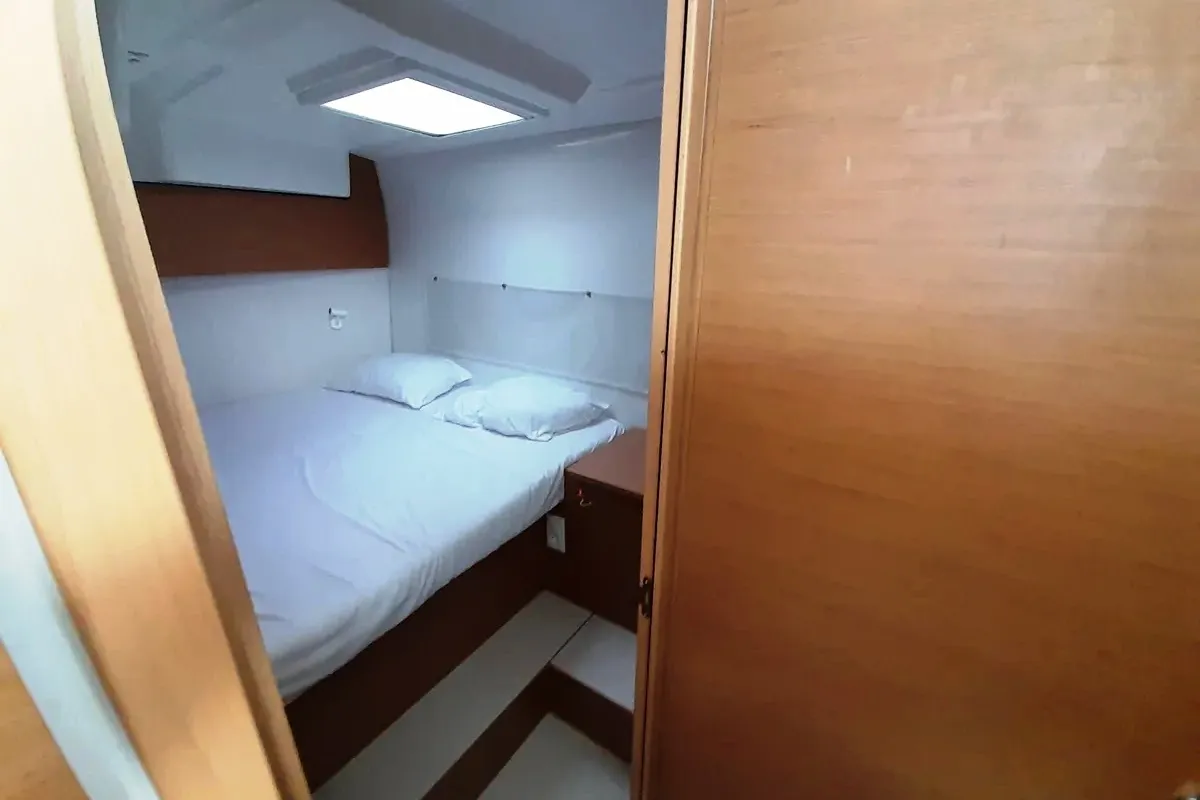Cabin on Saint Andrew, a Excess 11 catamaran at Lavreotiki Municipal Unit, Greece